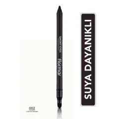 كحل عيون Flormar Smoky عيون مقاوم للماء متين مطفي عيون قلم 002 Coolest بني