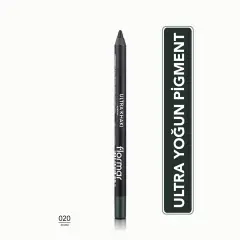 كحل عيون Flormar فائق مكثف بصبغة عالية و ناعم الطرف مطفي عيون قلم 020 Khaki