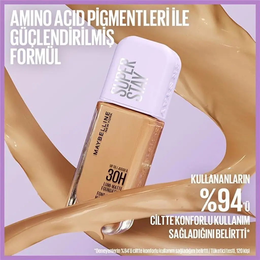 كريم أساس Maybelline New York فائق يدوم Lumi مطفي 119