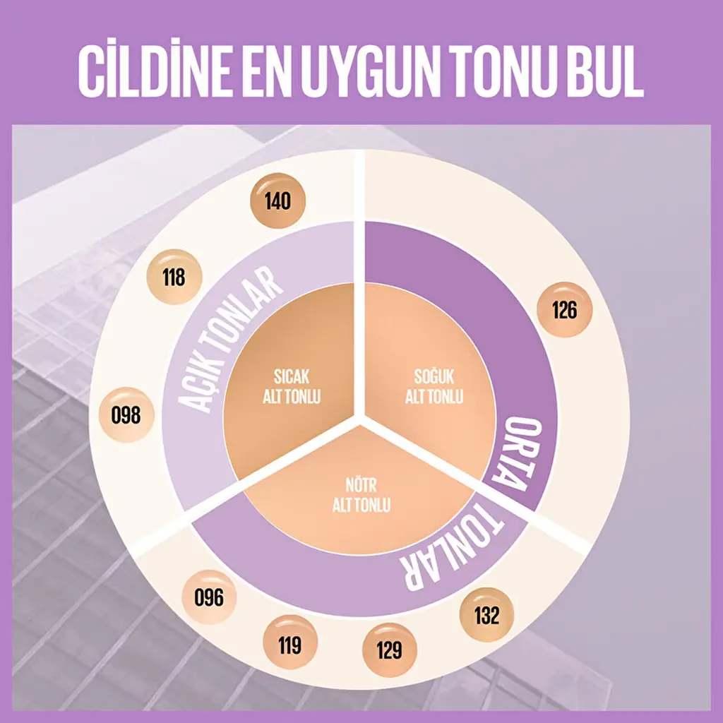 كريم أساس Maybelline New York فائق يدوم Lumi مطفي 119