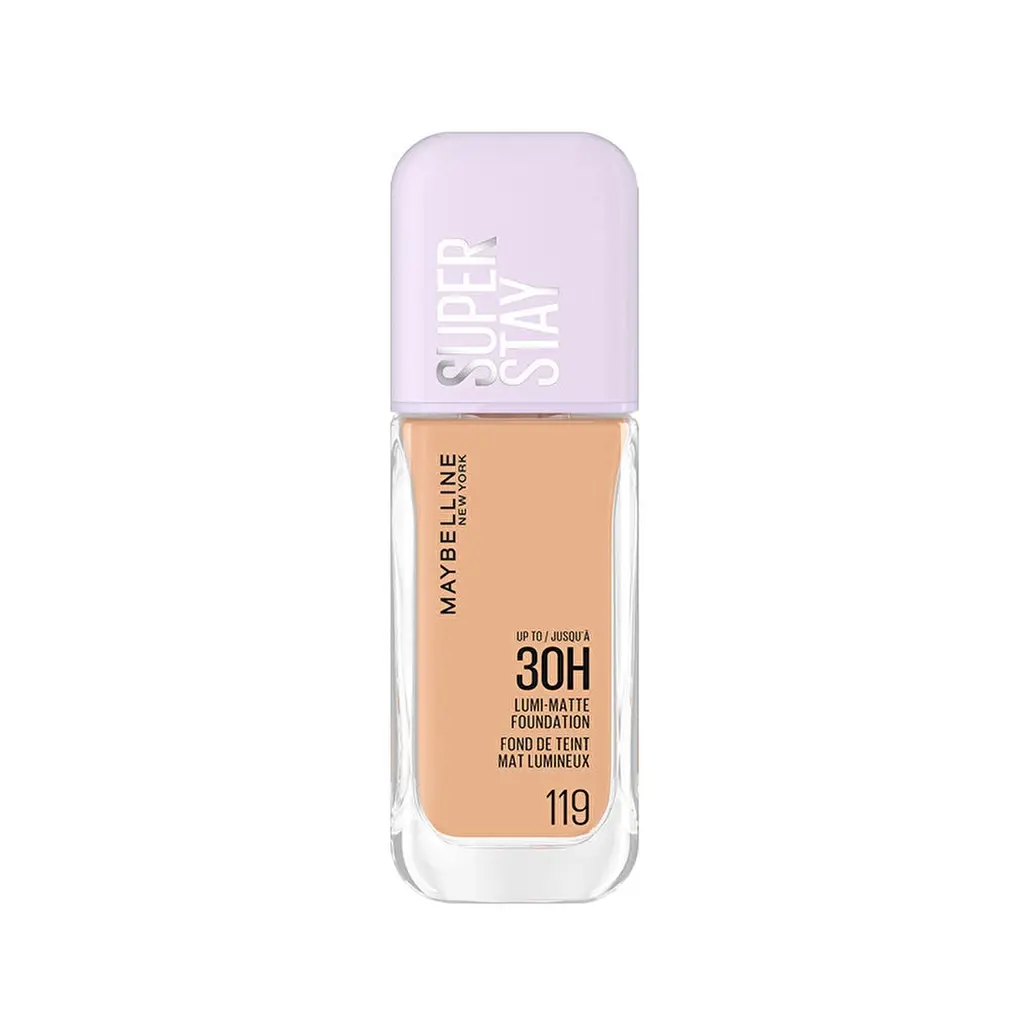كريم أساس Maybelline New York فائق يدوم Lumi مطفي 119