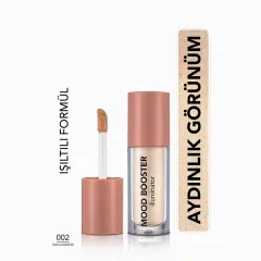 هايلايتر Flormar مزاج معزز طبيعي لامع سائل 002 شمس Goddess