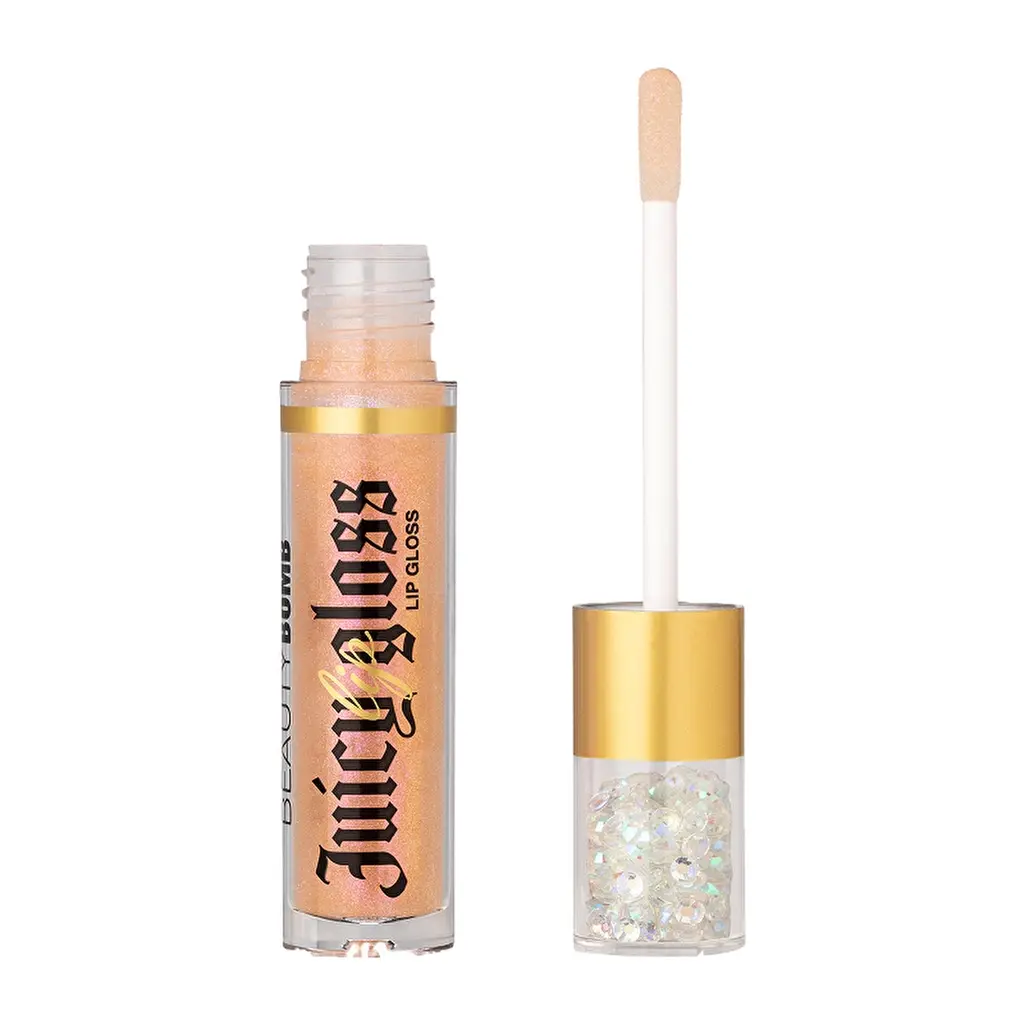 ملمع شفاه Beauty Bomb منعش شفاه ملمع 06 Cosmic قلب Ultra-Glossy بنكهة الفاكهة Flavor