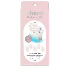 طلاء أظافر Ohora Starter Kit كريمي فاتح جل أظافر طقم 30'lu UV Lambası
