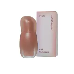 أحمر شفاه سائل Etude ناعم تثبيت صبغة 12 كراميلي Myu