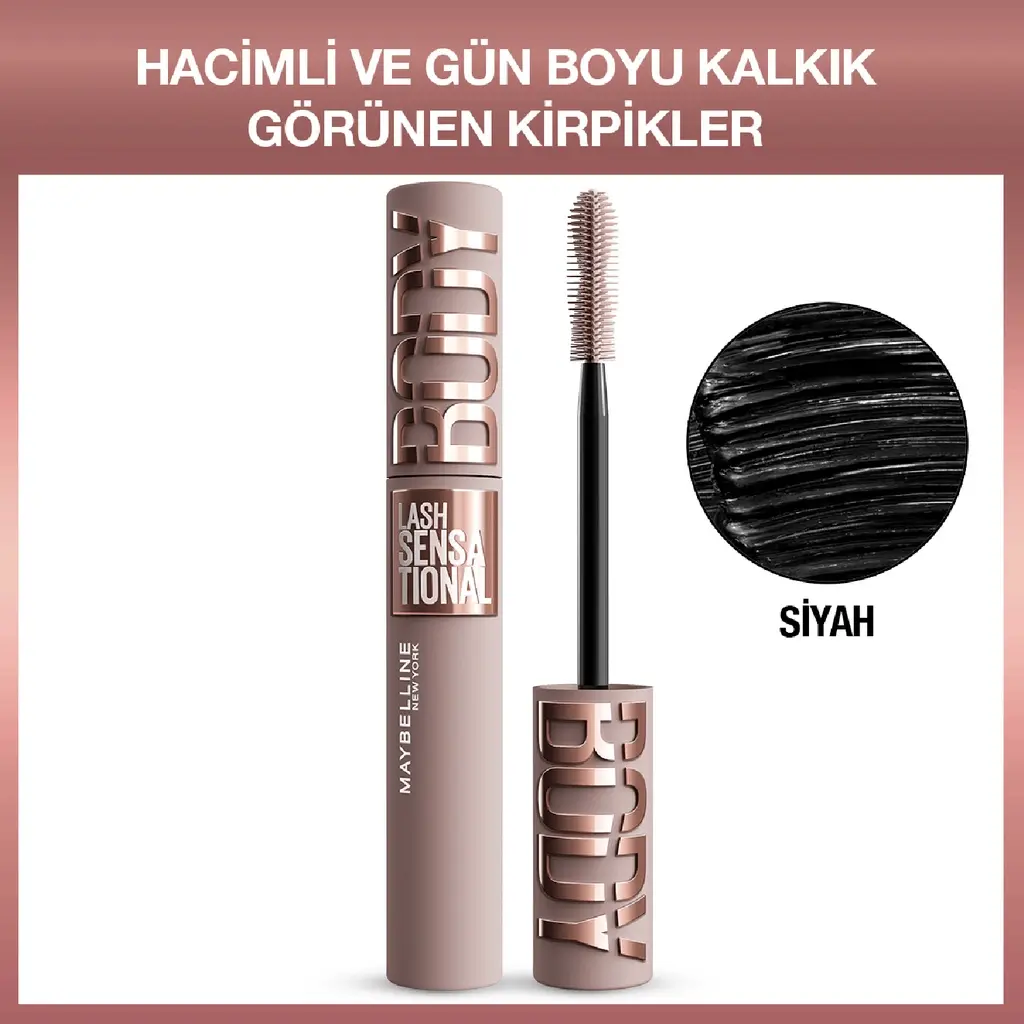 ماسكارا Maybelline New York رموش Sensational Body أسود