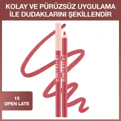 محدد شفاه Maybelline New York رافع محدد شفاه قلم 015 Open Late