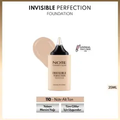 كريم أساس Note Invisible مثالية 110 محايد سفلي درجة لون