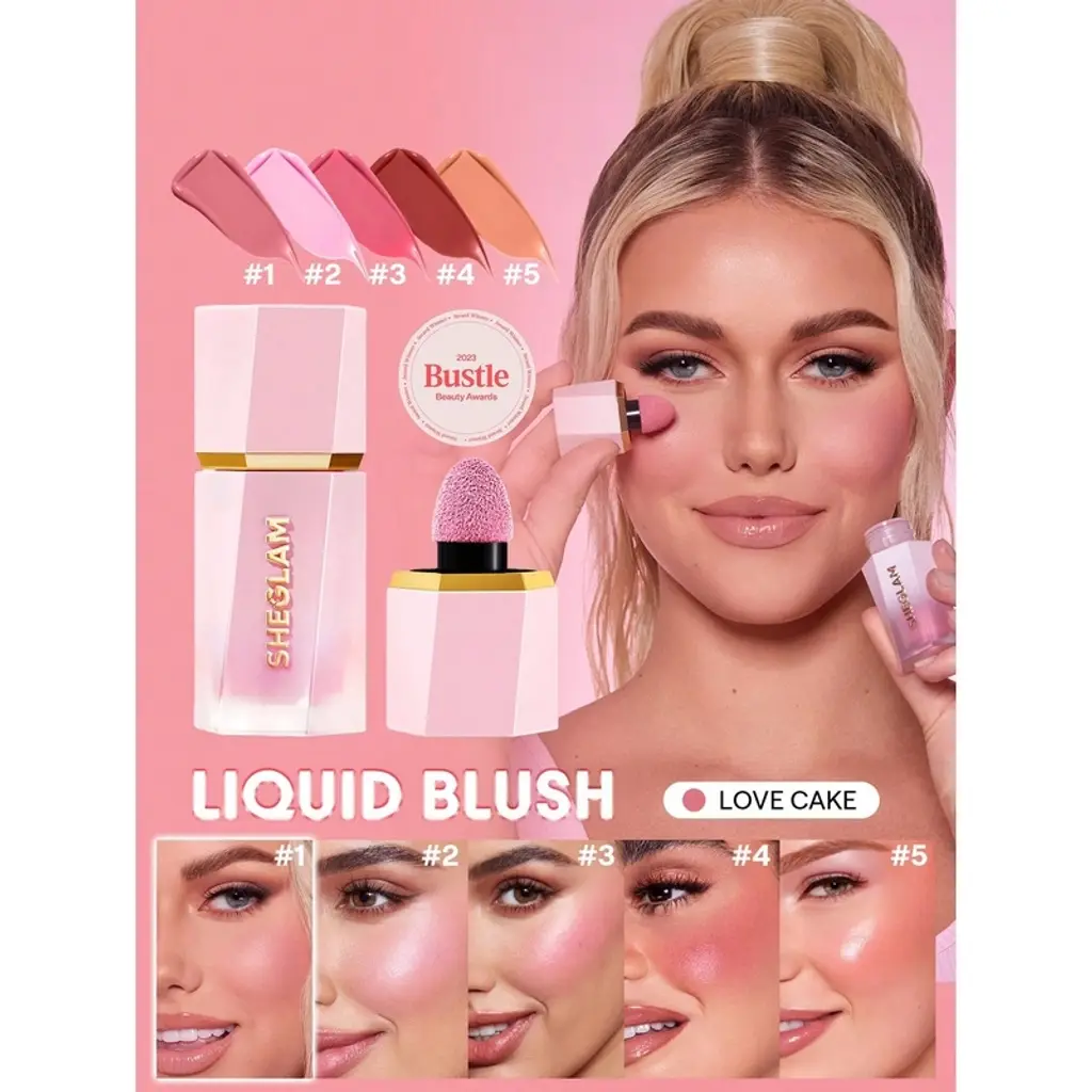 أحمر خدود Sheglam لون Bloom مطفي 001 حب Cake