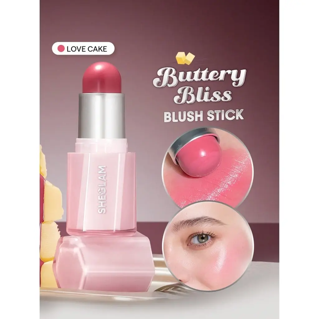 أحمر خدود Sheglam زبدي Bliss بشكل قلم 001 حب Cake