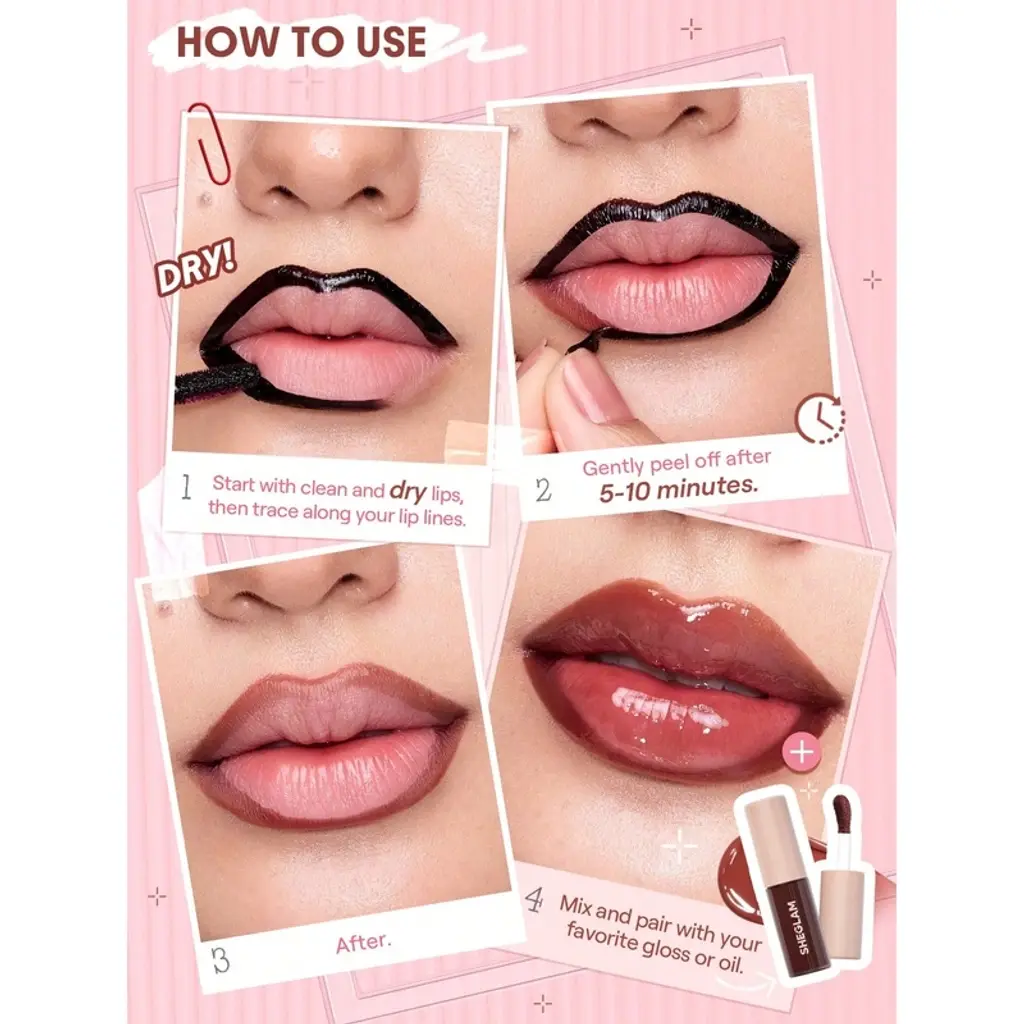 ملمع شفاه Sheglam Fall خط صبغة شفاه ملمع 010 Mauvelous