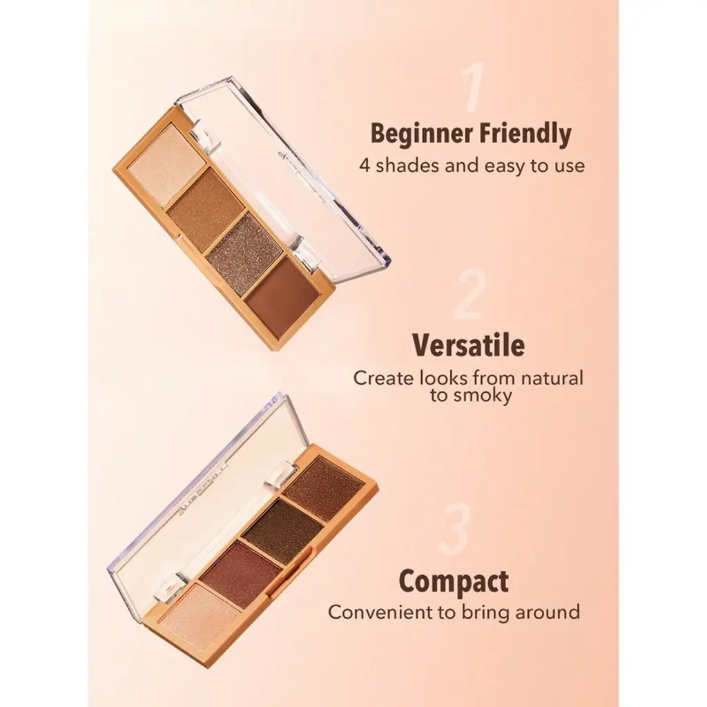 ظلال عيون Sheglam Essential Quad ظلال طبقة رقيقة