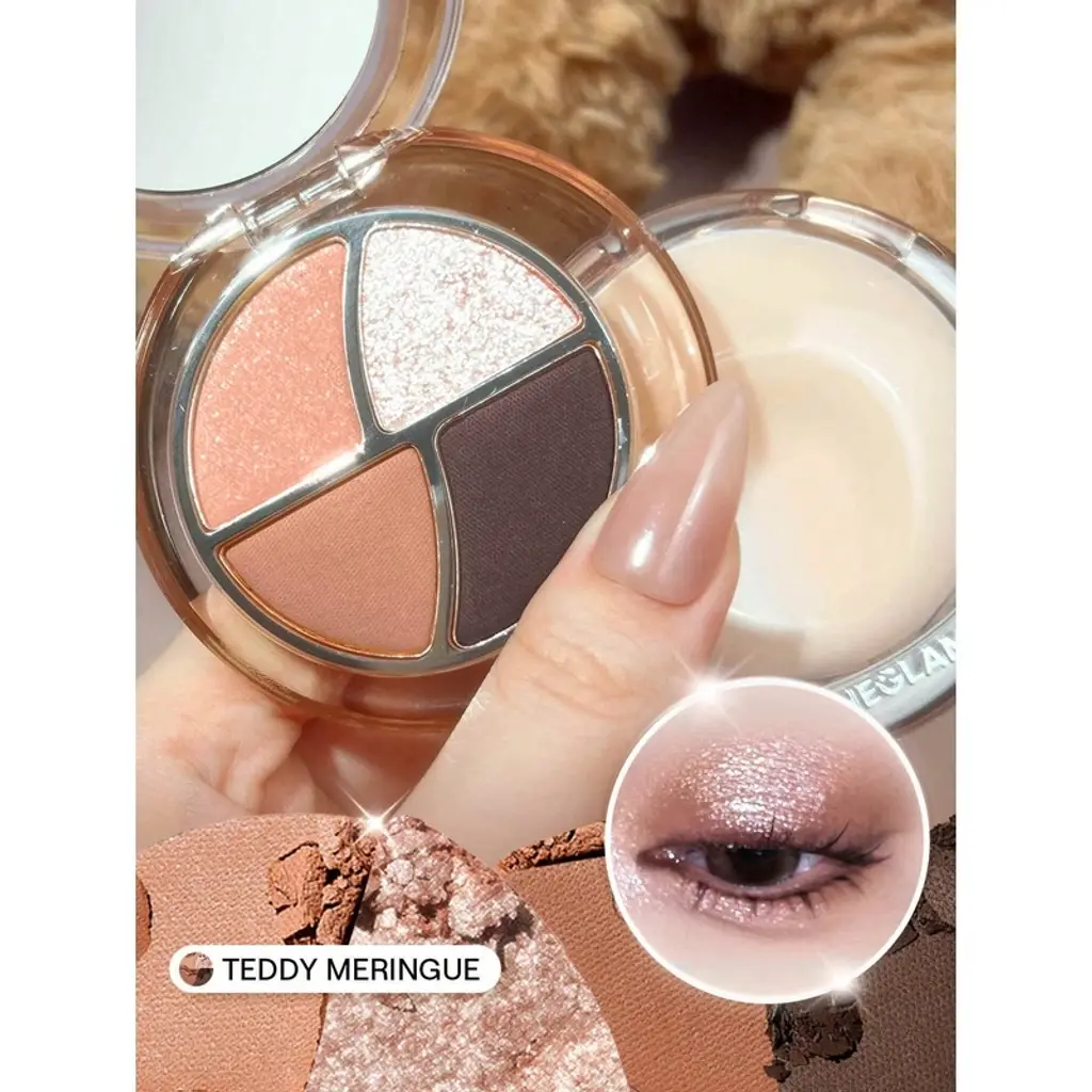 ظلال عيون Sheglam Daydreamer صغير ظلال باليت Teddy Meringue