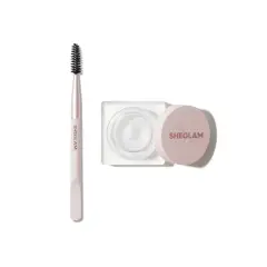 جل تثبيت الحواجب Sheglam طقم حاجب جل حواجب مثبت جل كريستالي شفاف