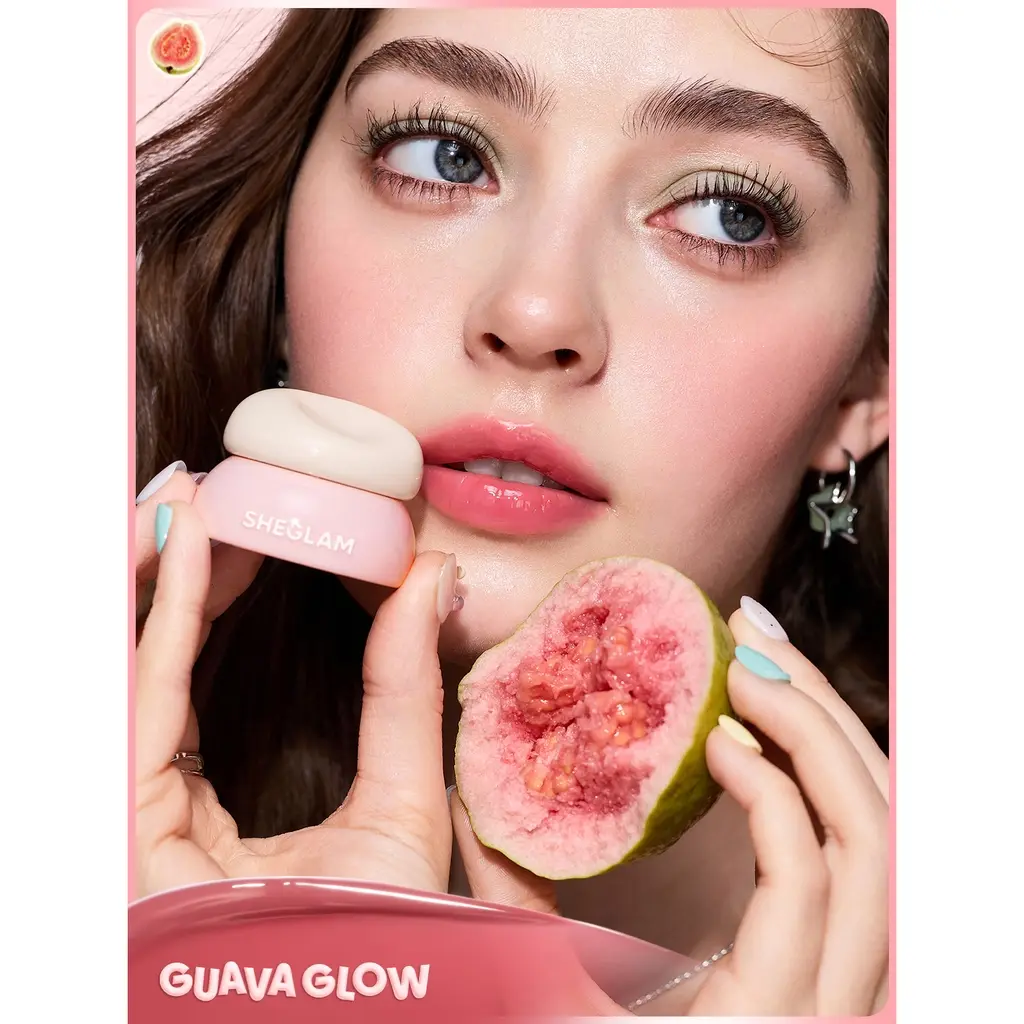 ملمع شفاه Sheglam Hydra جل شفاه Jam شفاه ملمع 106 Guava لامع