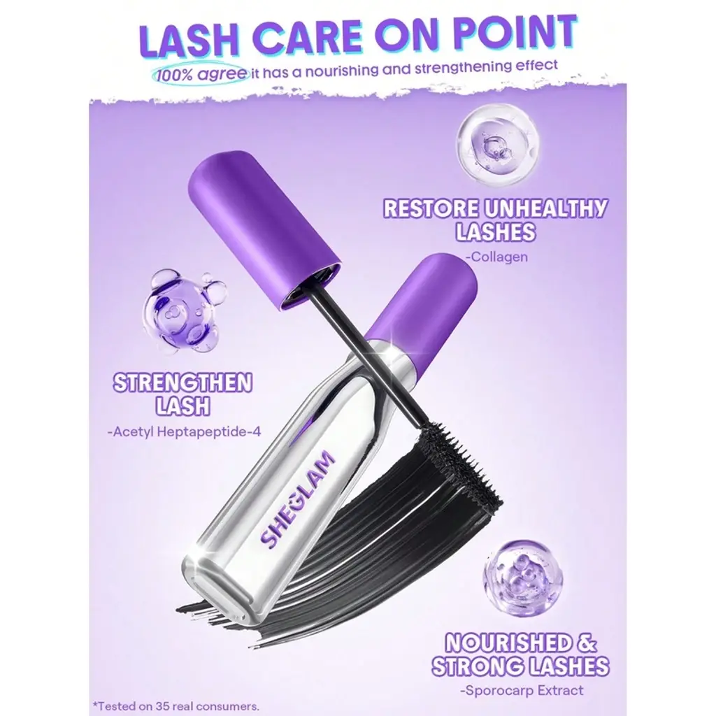 ماسكارا Sheglam Lashlighter ميغا Boost أسود