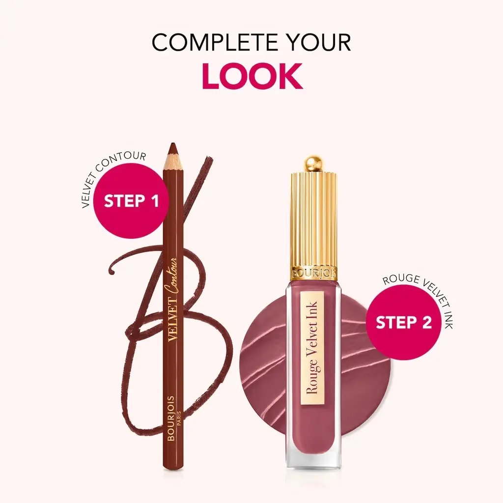 أحمر شفاه سائل Bourjois أحمر مخملي حبر سائل أحمر شفاه 25 توتي Chaud-Colat