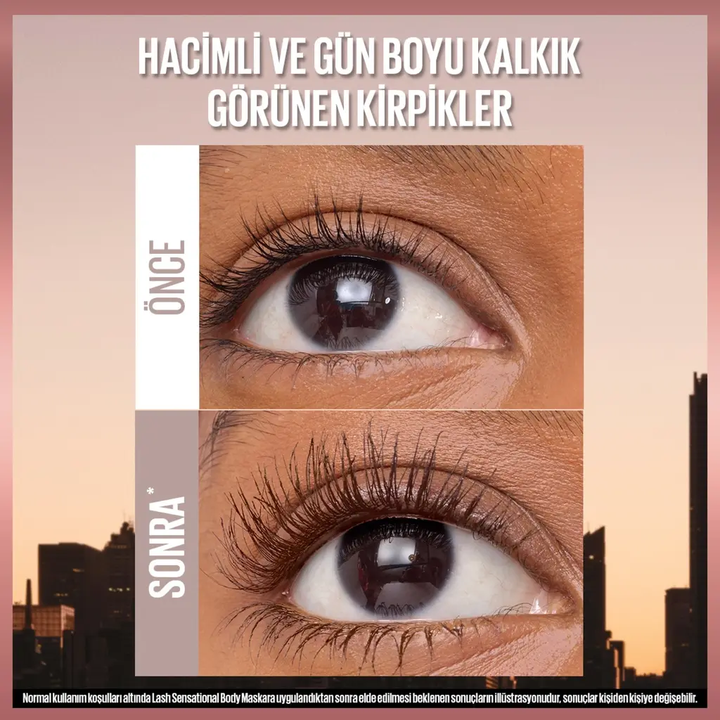 ماسكارا Maybelline New York رموش Sensational Body بني