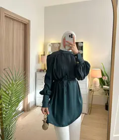 قميص ساتان ✨