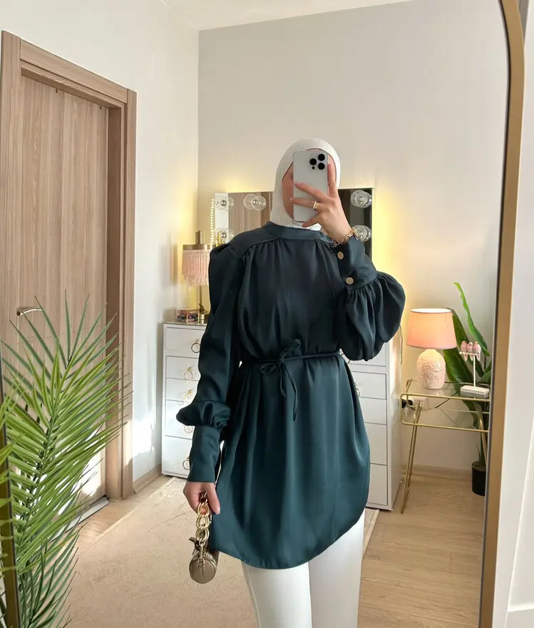 قميص ساتان ✨