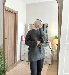 كنزة بملمس تيدي