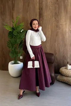 تنورة كلوش انيقة